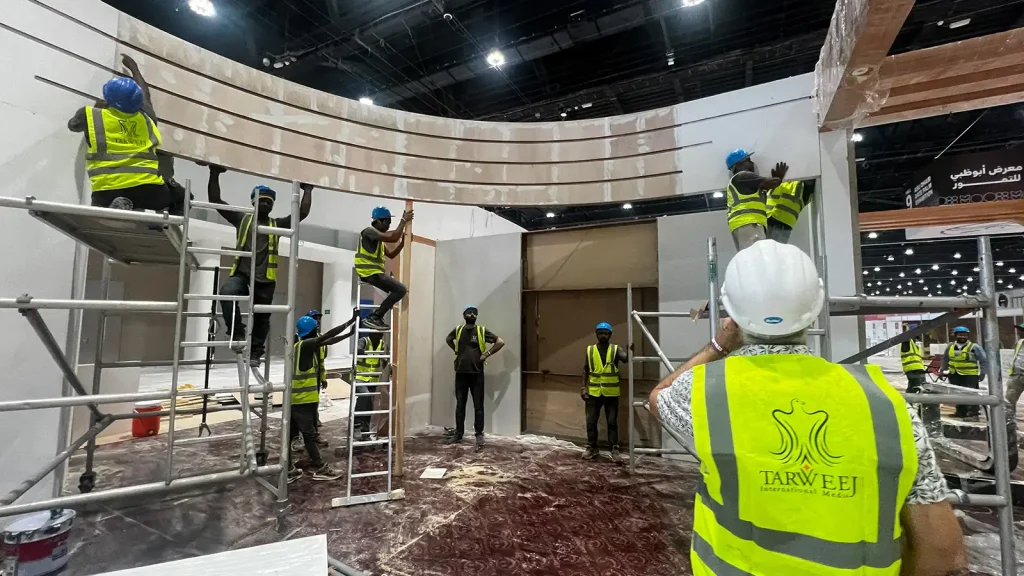 Tarweej Our Services Exhibitions Stand